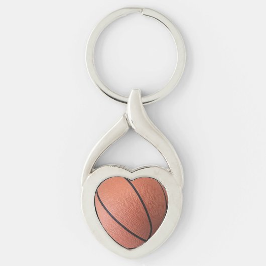Ik hou van Basketball Sleutelhanger (Voorkant)