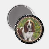 Ik hou van Basset Hound Dogs Magneet (Voorkant / Achterkant)