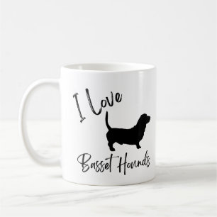 Ik hou van Basset Hounds Koffiemok
