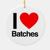 ik hou van batches keramisch ornament (Achterkant)