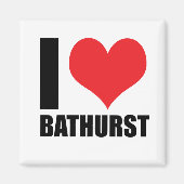 Ik hou van Bathurst Magneet (Voorkant)
