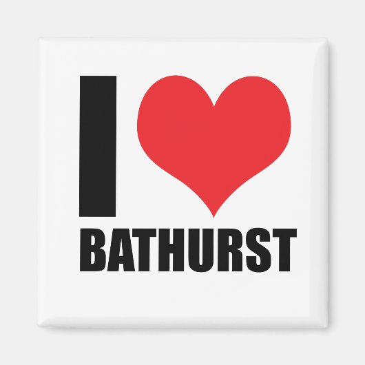 Ik hou van Bathurst Magneet (Voorkant)