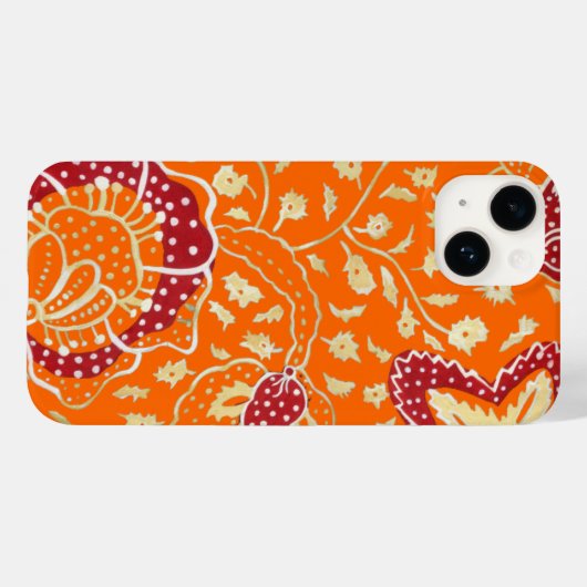 Ik hou van Batik iPhone Case (Achterkant (horizontaal))
