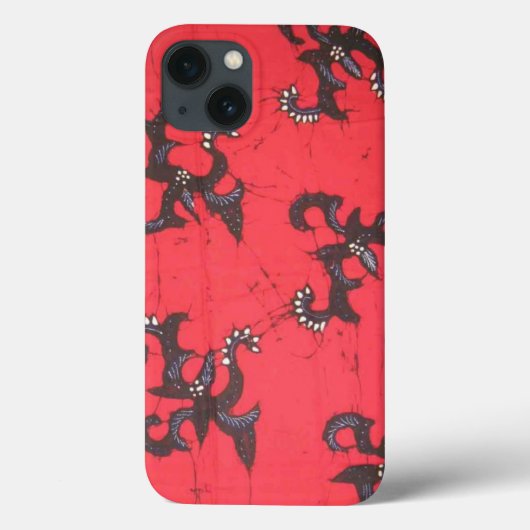 Ik hou van Batik iPhone Case (Achterkant)