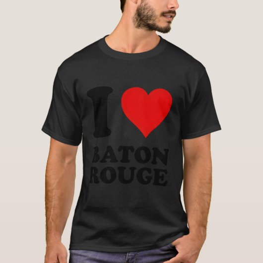 Ik hou van Baton Rouge T-shirt (Voorkant)