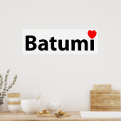 Ik hou van Batumi Poster (Keuken)