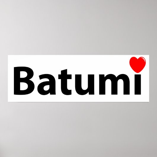 Ik hou van Batumi Poster (Voorkant)
