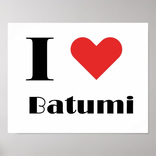 Ik hou van Batumi Poster (Voorkant)
