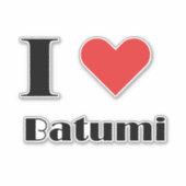 Ik hou van Batumi Sticker (Voorkant)
