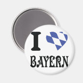 Ik hou van Bayern Magneet (Voorkant / Achterkant)