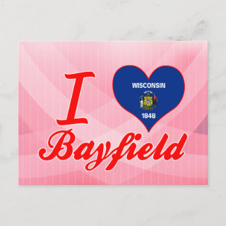 Ik hou van Bayfield, Wisconsin Briefkaart