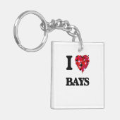 Ik hou van bays sleutelhanger (Voorkant Links)