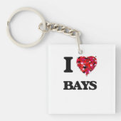 Ik hou van bays sleutelhanger (Voorkant)