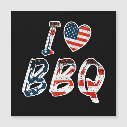 Ik hou van BBQ, Amerikaans patriottisch (Voorkant)