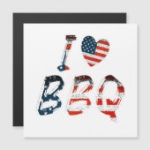Ik hou van BBQ, Amerikaans patriottisch (Voorkant / Achterkant)