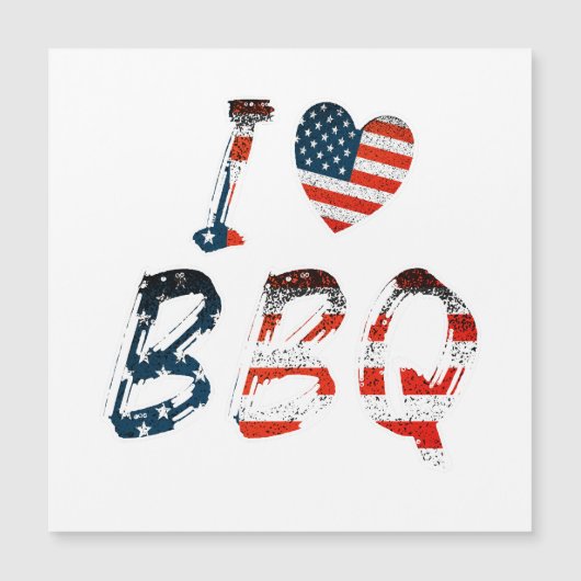 Ik hou van BBQ, Amerikaans patriottisch (Voorkant)