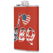 Ik hou van BBQ, Amerikaans patriottisch Heupfles (Links)