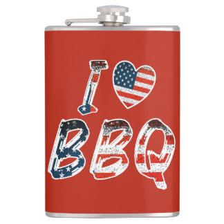 Ik hou van BBQ, Amerikaans patriottisch Heupfles
