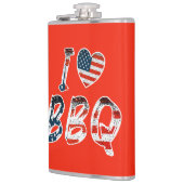 Ik hou van BBQ, Amerikaans patriottisch Heupfles (Links)