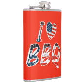 Ik hou van BBQ, Amerikaans patriottisch Heupfles (Rechts)