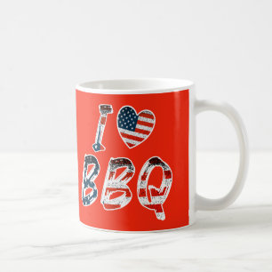 Ik hou van BBQ, Amerikaans patriottisch Koffiemok