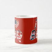 Ik hou van BBQ, Amerikaans patriottisch Koffiemok (Center)