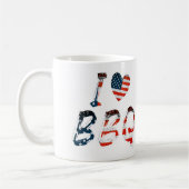 Ik hou van BBQ, Amerikaans patriottisch Koffiemok (Links)