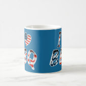 Ik hou van BBQ, Amerikaans patriottisch Koffiemok (Center)