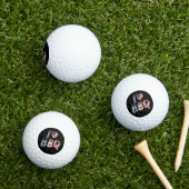 Ik hou van BBQ, Amerikaanse patriottisch Golfballen (Insitu Gras)