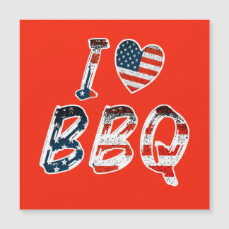 Ik hou van BBQ, Amerikaanse patriottische magnetis