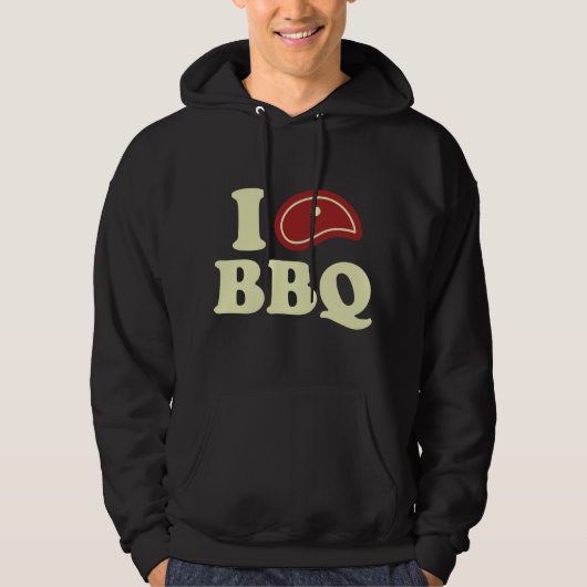 Ik hou van BBQ Hoodie (Voorkant)
