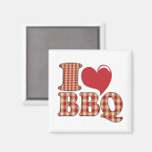 Ik hou van BBQ Magneet (Voorkant / Achterkant)