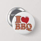 Ik hou van BBQ Ronde Button 5,7 Cm (Voorkant /achterkant)