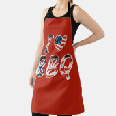 Ik hou van BBQ Schort (Insitu)