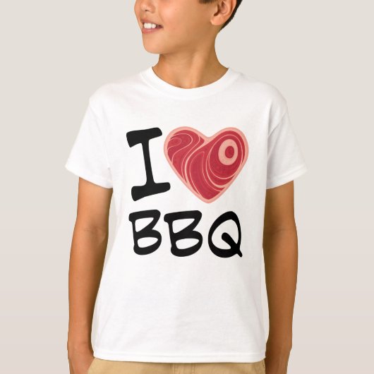 Ik hou van BBQ T-shirt (Voorkant)