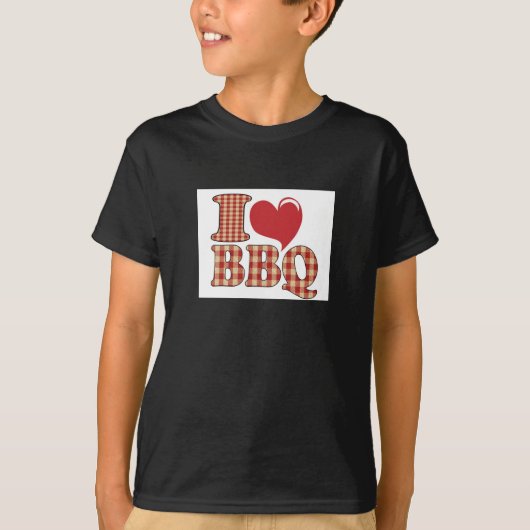 Ik hou van BBQ T-shirt (Voorkant)