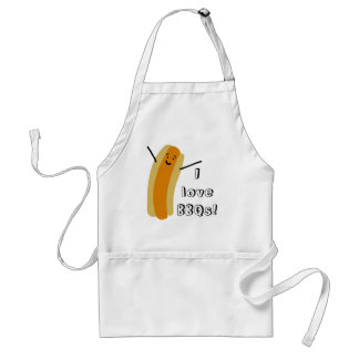 Ik hou van BBQ's! Apron Standaard Schort