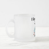 Ik hou van BBQ's, T-shirts en cadeaus Matglas Koffiemok (Links)