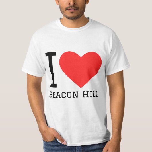 Ik hou van Beacon Hill T-shirt (Voorkant)