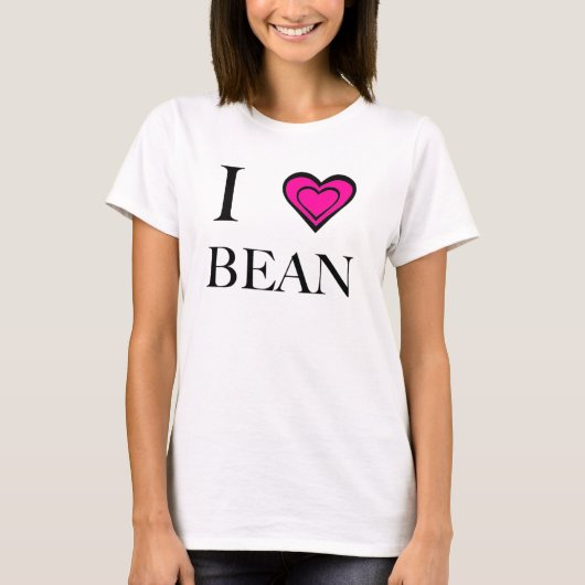 Ik hou van Bean! T-shirt (Voorkant)