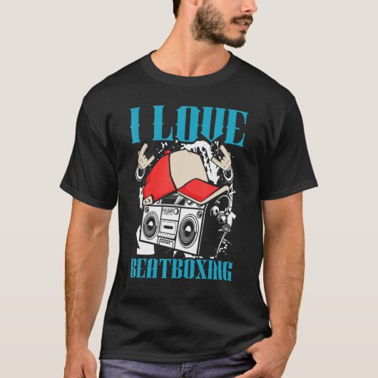 Ik hou van Beatboxing Beatboxer I Beat Maker I Bea T-shirt (Voorkant)