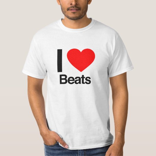 Ik hou van beats t-shirt (Voorkant)