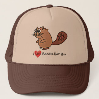 Ik hou van Beaver Pet Bill Trucker Hat