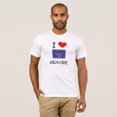 Ik hou van Beaver Utah T-shirt (Voorkant volledig)