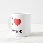 Ik hou van Beavers Koffiemok (Voorkant links)