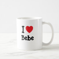 Ik hou van Bebe hart T-Shirt