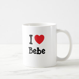 Ik hou van Bebe hart T-Shirt Koffiemok