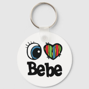 Ik hou van Bebe Sleutelhanger