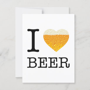 Ik hou van Beer Briefkaart