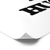 Ik hou van Beer Hugging Poster (Hoek)